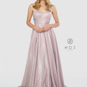 Sweetheart Neck Strapless Prom Dress NXT258